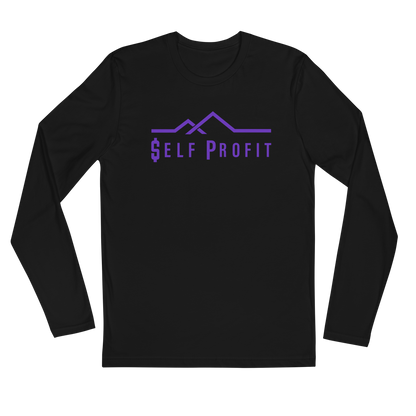 Self Profit Long Sleeve Fitted Crew